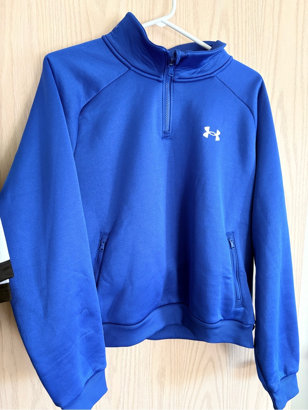 Under Armour Royal Blue Women’s Crop Half-Zip Sweatshirt